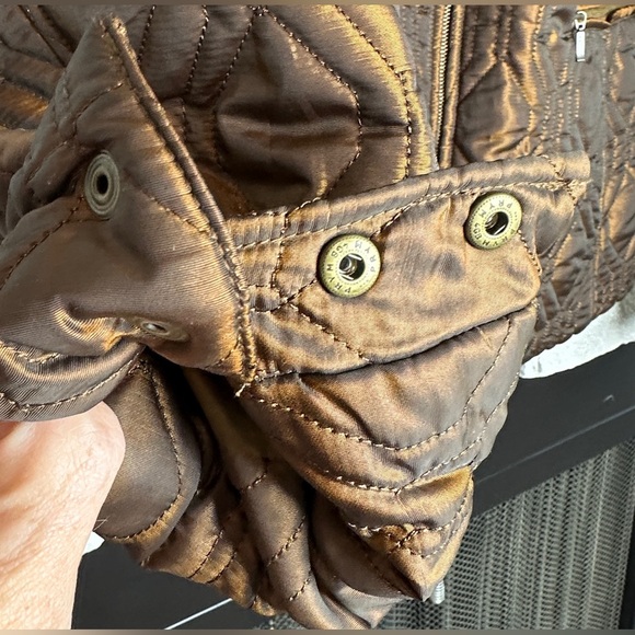 Land’s End | Women’s Copper Tone Quilted Zipper Jacket w/Primaloft, Size L - Picture 8 of 16